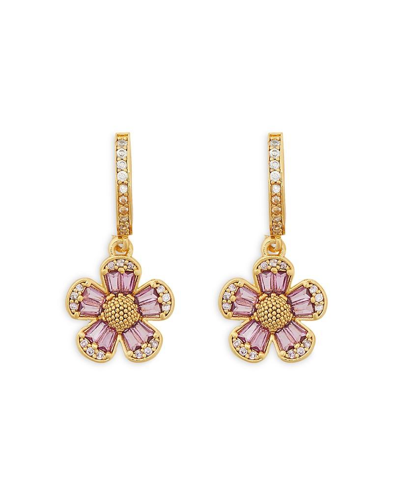 kate spade new york Fleurette Huggie Drop Earrings Product Image