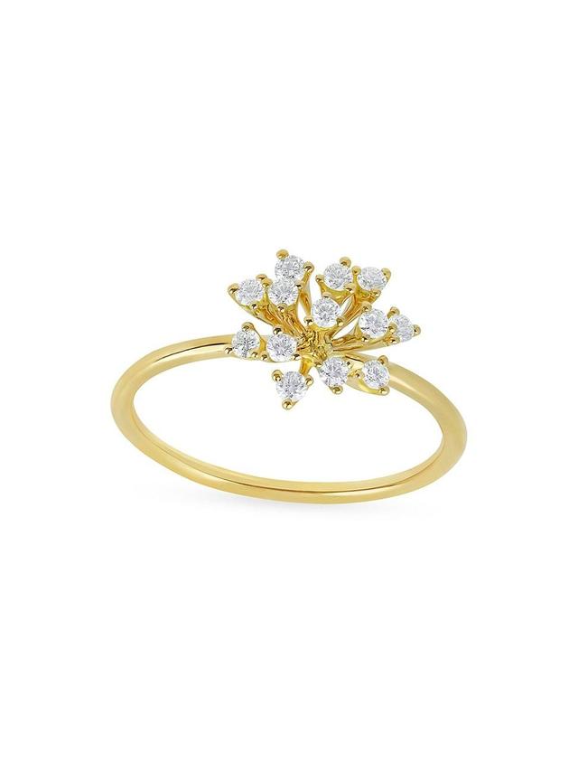 Womens Luminus 18K Yellow Gold & 0.21 TCW Diamond Ring Product Image