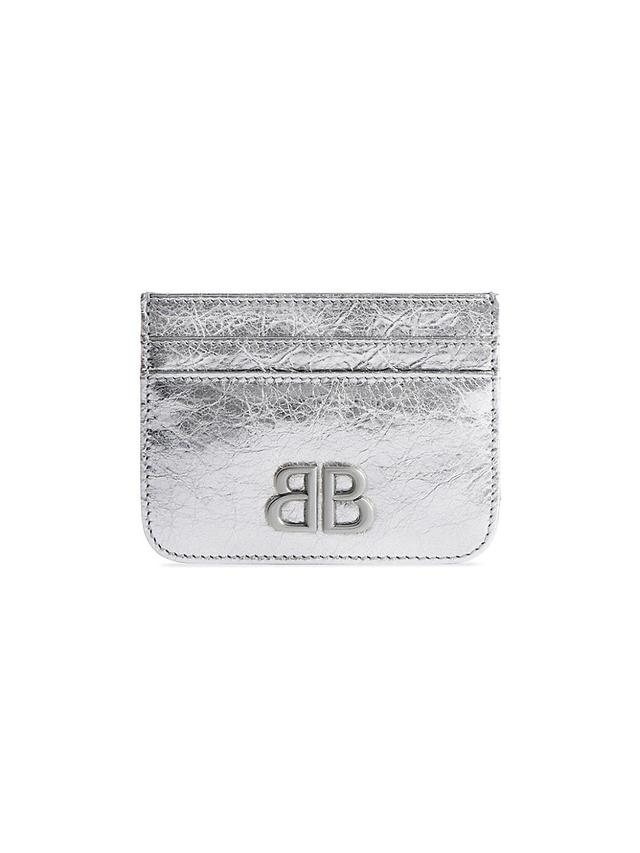 Womens Monaco Metallized Card Holder Product Image