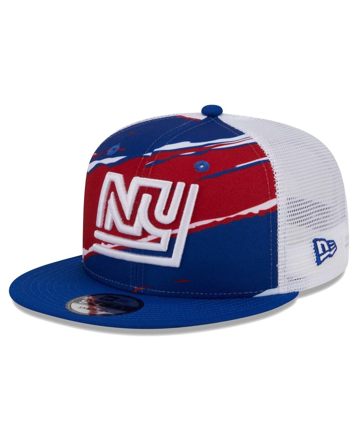 Mens New Era Royal New York Giants Historic Tear Trucker 9FIFTY Snapback Hat Product Image