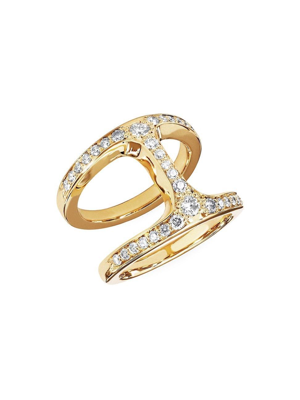 Womens Dame Phantom 18K Gold & 0.79 TCW Diamond Ring Product Image