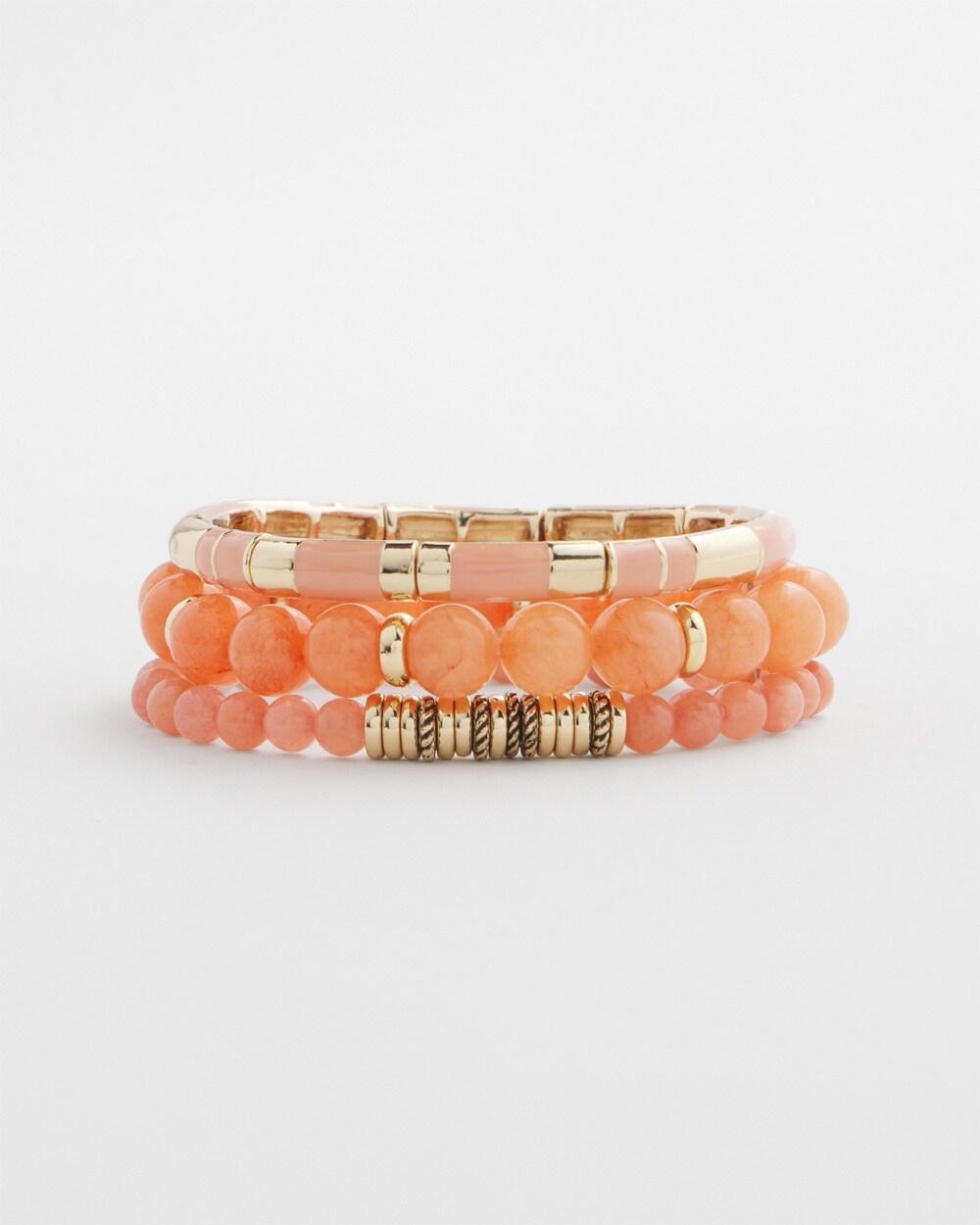 Pink Jade Hero Stretch Bracelet Product Image