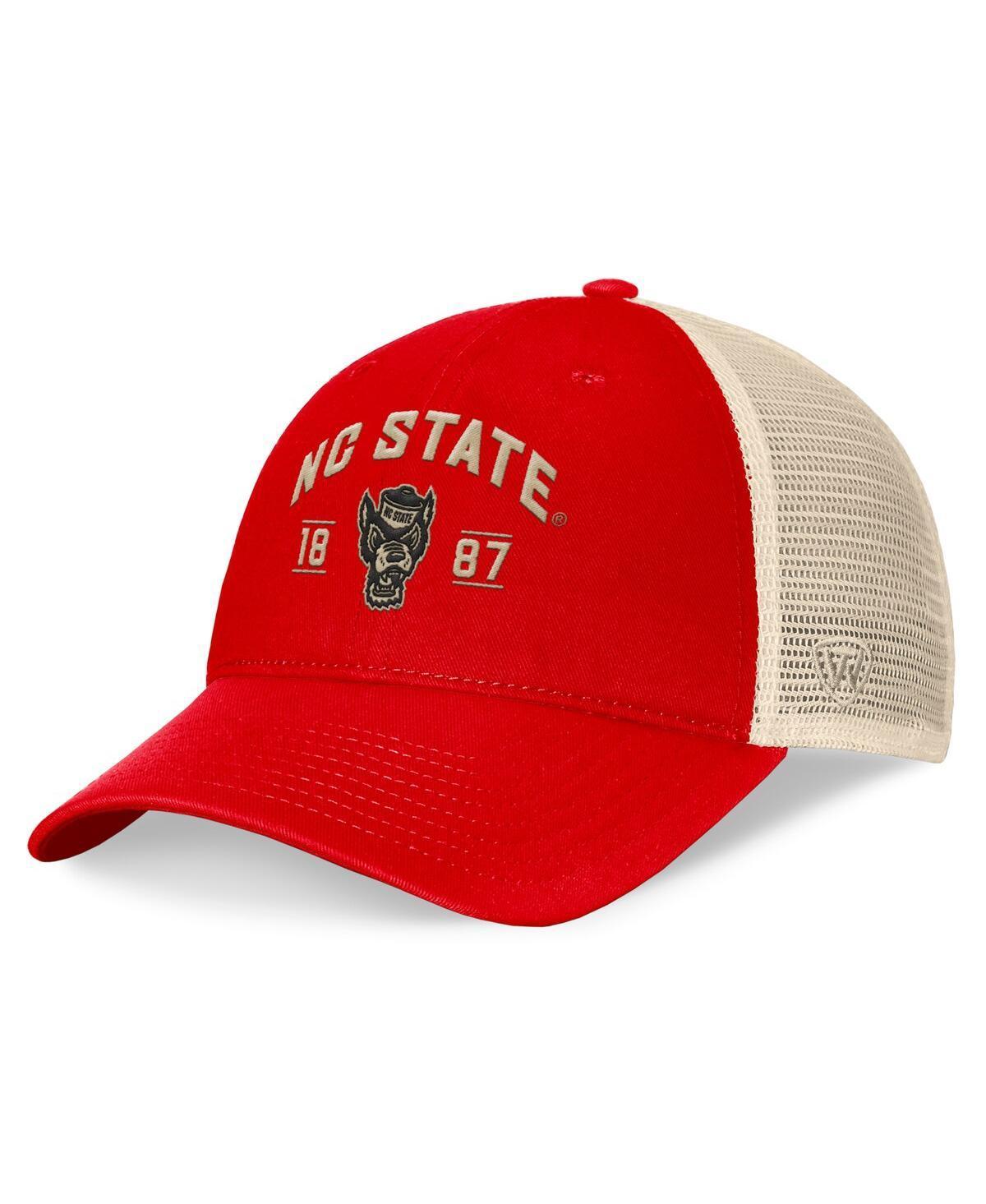 Top of the World Mens Red Nc State Wolfpack Heritage Waylon Trucker Adjustable Hat - Red Product Image