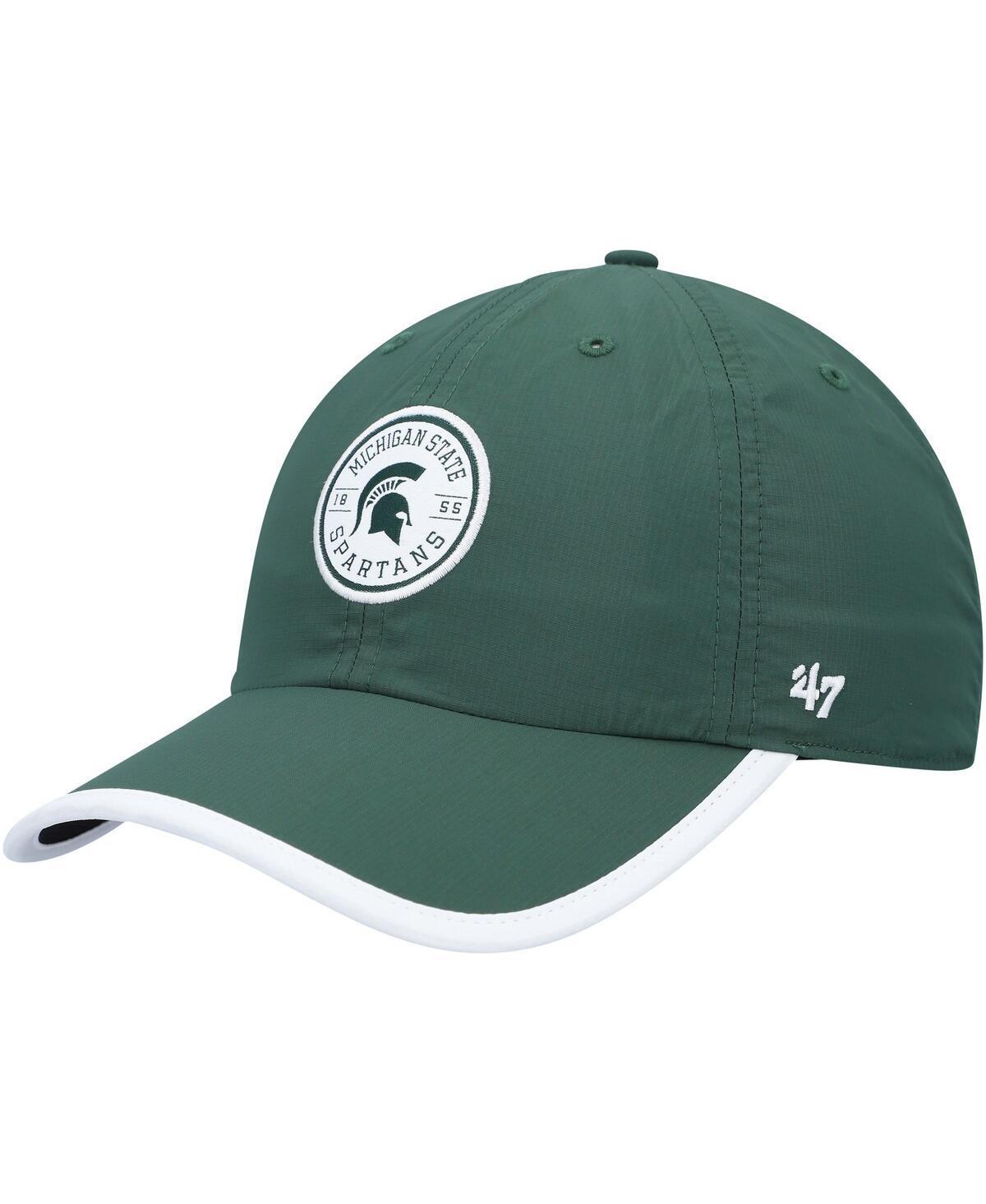 Mens 47 Green Michigan State Spartans Microburst Clean Up Adjustable Hat Product Image