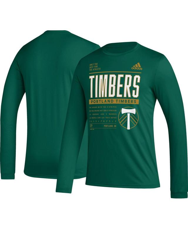 Mens adidas Portland Timbers Club DNA Long Sleeve T-Shirt Product Image