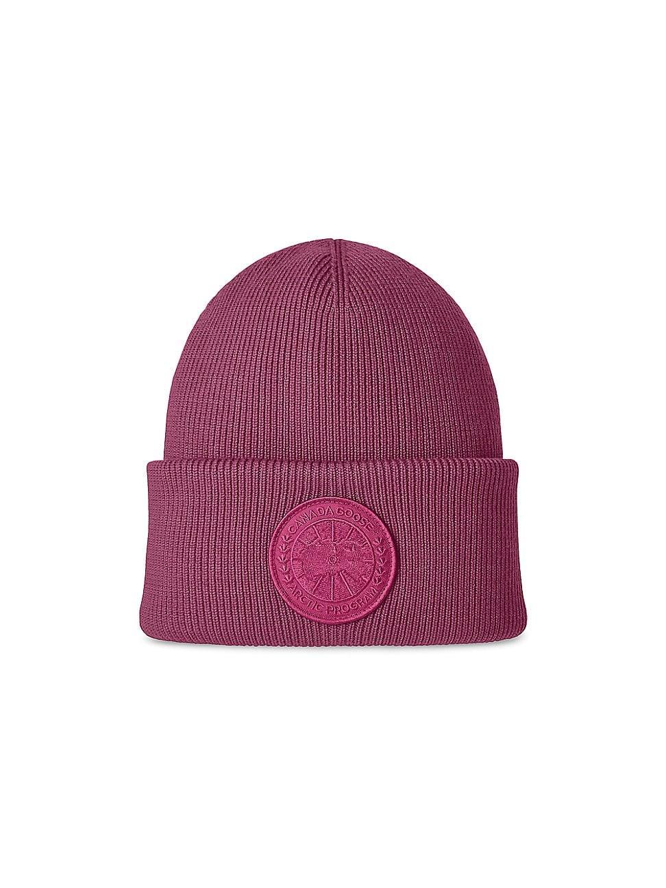 Womens Arctic Disc Rib-Knit Hat Product Image