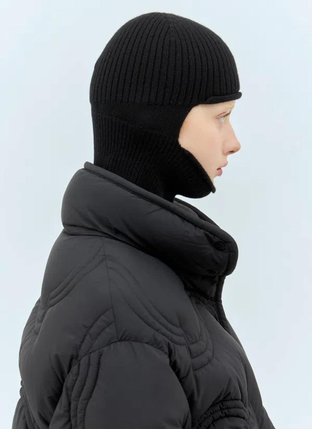 MONCLER Wool And Cashmere Balaclava In Black Product Image