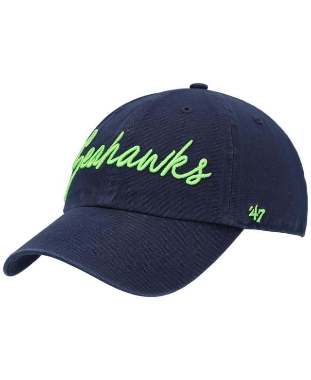 Womens 47 College Seattle Seahawks Vocal Clean Up Adjustable Hat, Blue Product Image