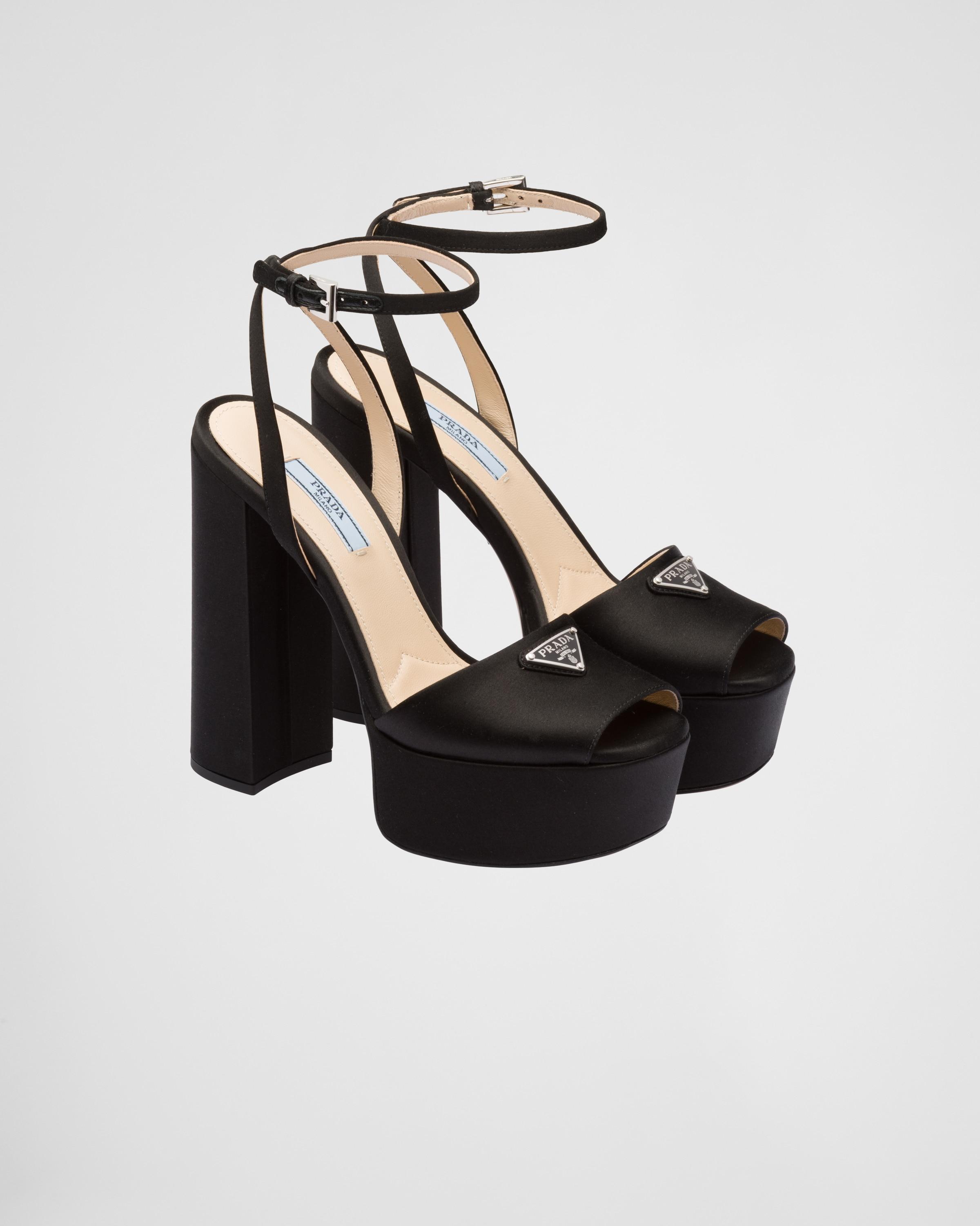 High-heeled satin sandals product image