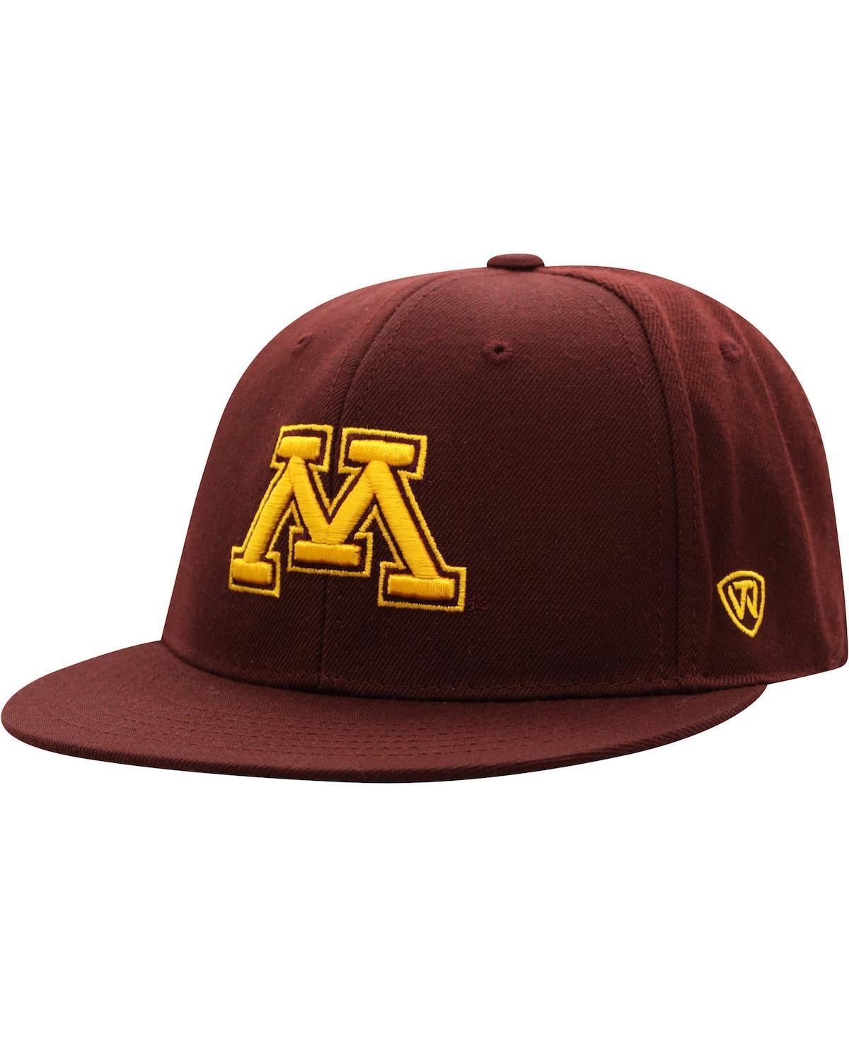 Mens Top of the World Maroon Minnesota Golden Gophers Team Color Fitted Hat Product Image