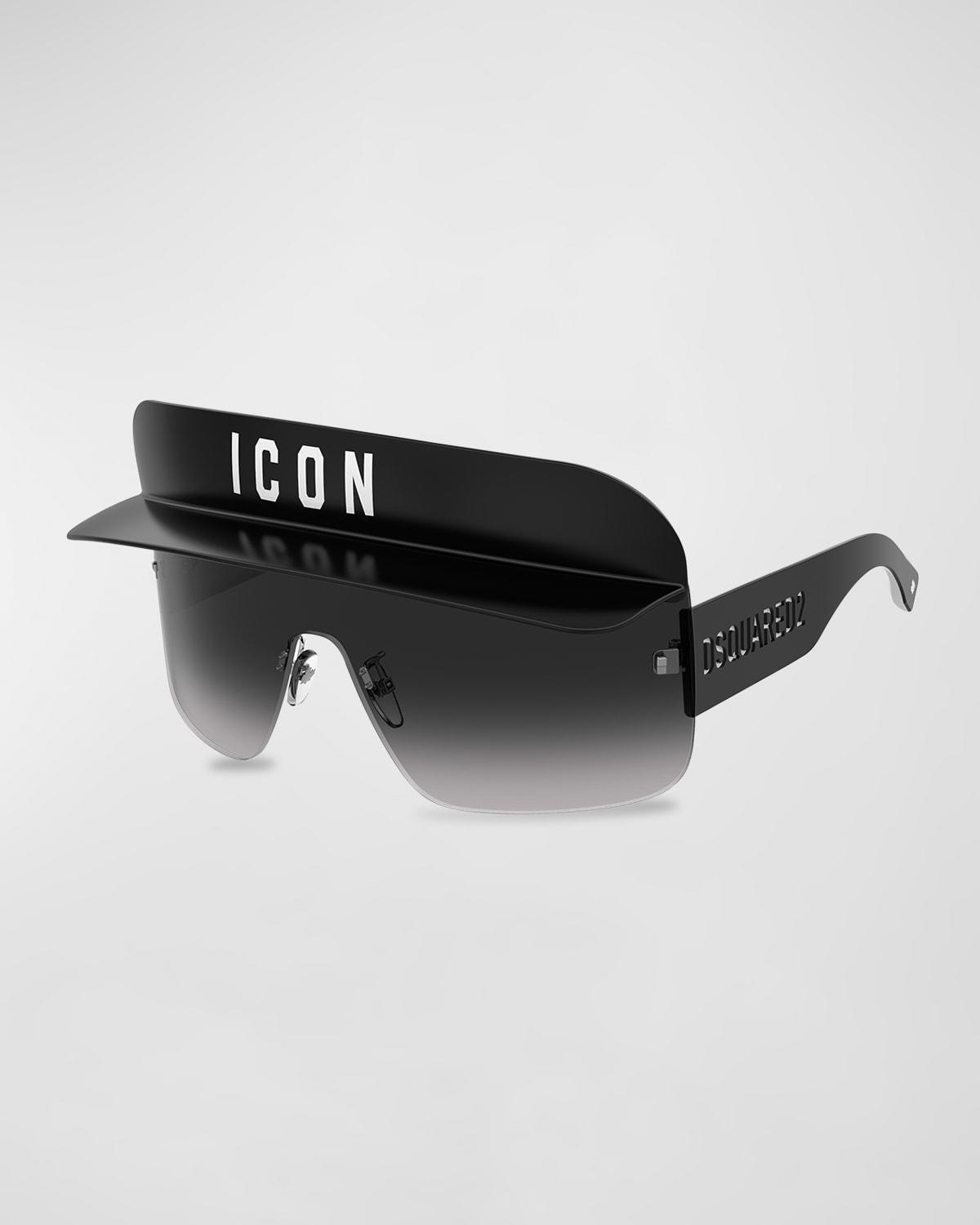 Mens Icon Visor Top Bar Mask Sunglasses Product Image