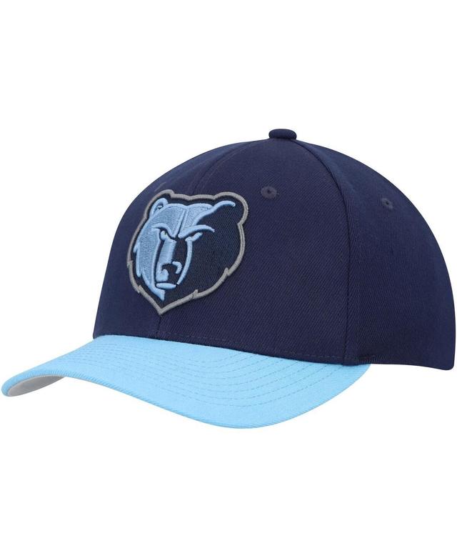 Mens Mitchell & Ness Navy Memphis Grizzlies Mvp Team Two-Tone 2.0 Stretch-Snapback Hat - Navy Product Image