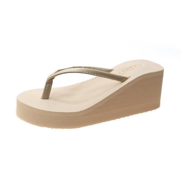 Platform Wedge Flip-Flops Product Image