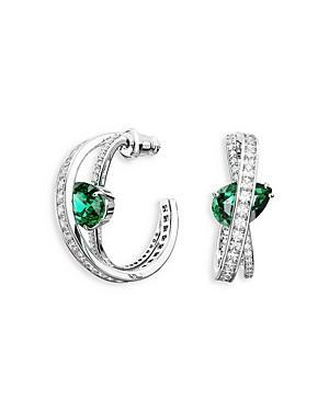 Swarovski Hyperbola Hoop Earrings Product Image