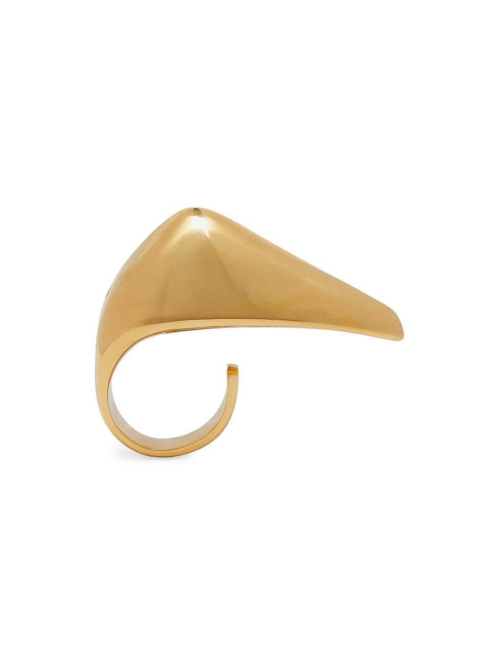 Womens Goldtone Claw Ring Product Image