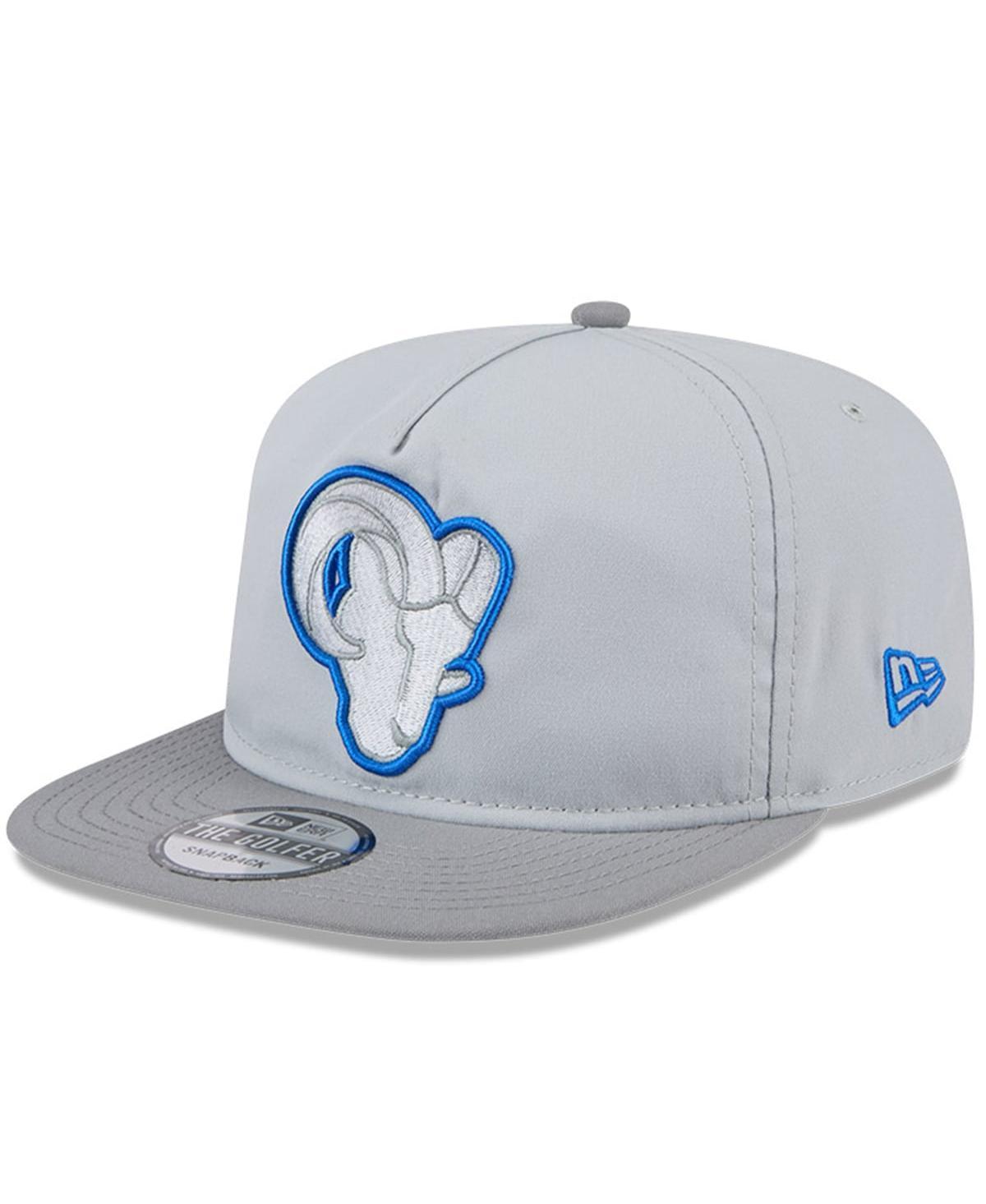 New Era Mens Gray Los Angeles Rams 2024 Nfl Training Camp Golfer Snapback Hat Product Image