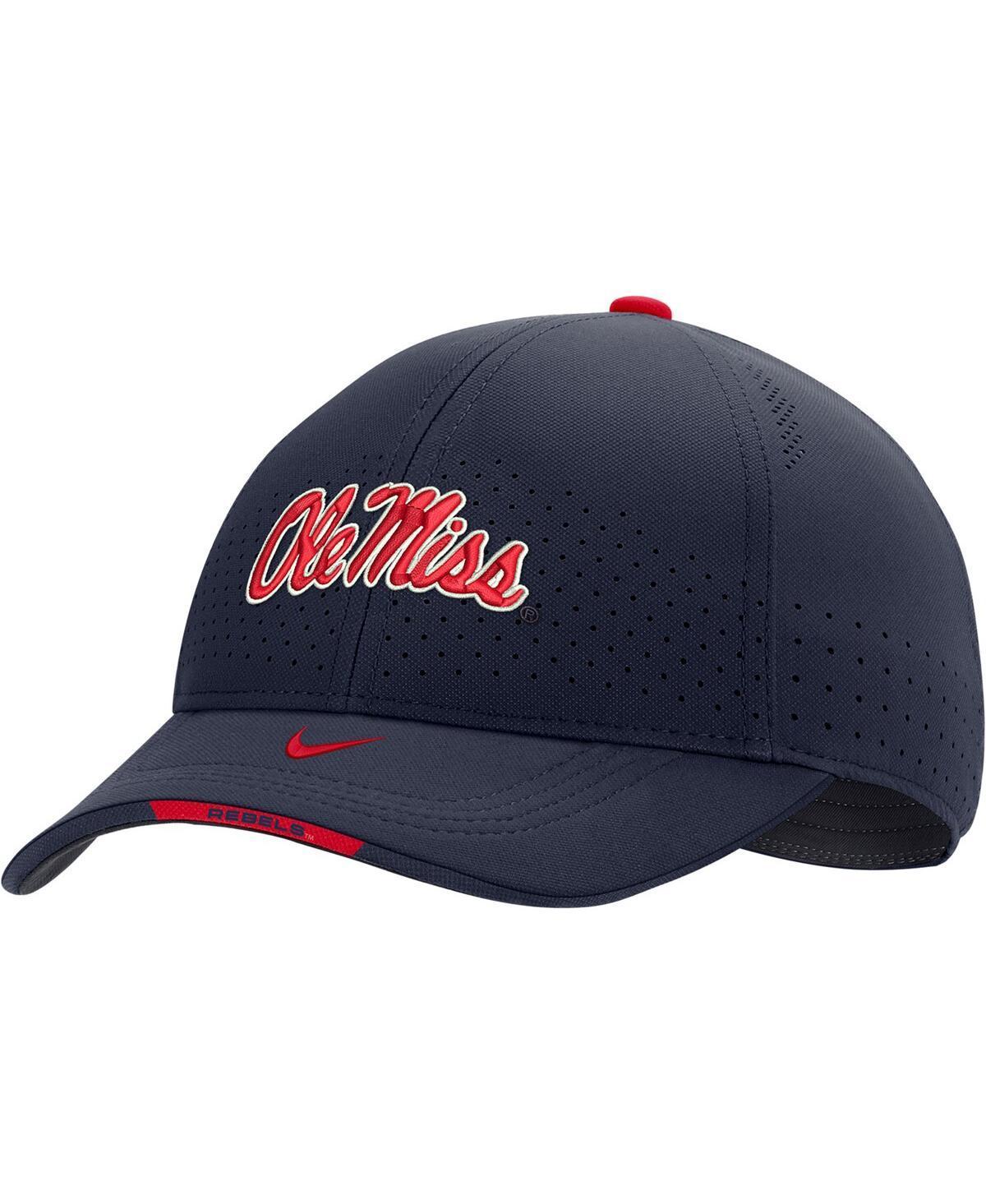 Mens Nike Navy Ole Miss Rebels 2022 Sideline Classic99 Swoosh Performance Flex Hat Product Image