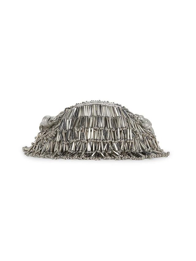 Jaala Nano Fringe Embellished Clutch Bag Product Image