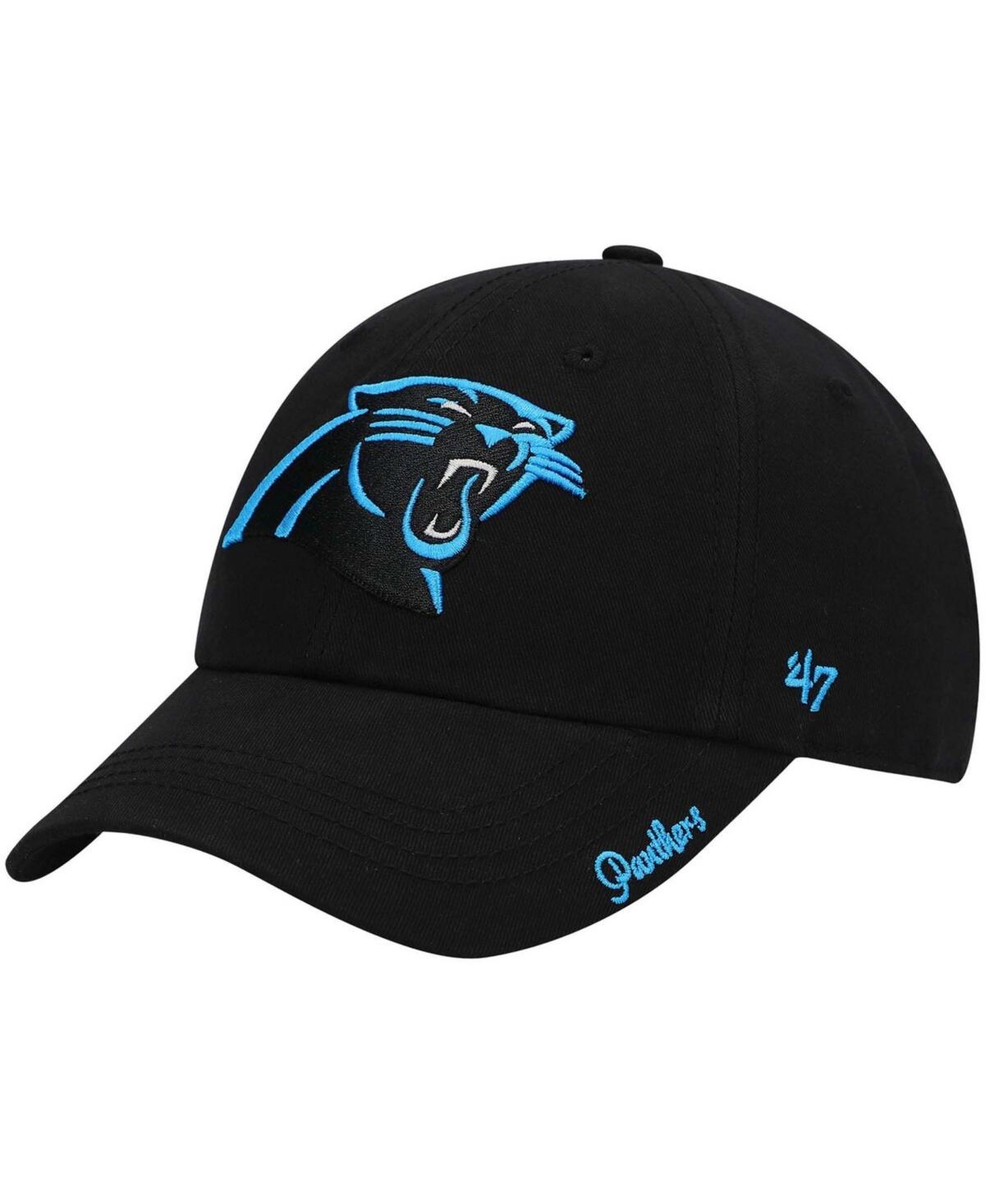 Womens Black Carolina Panthers Miata Clean Up Secondary Adjustable Hat Product Image