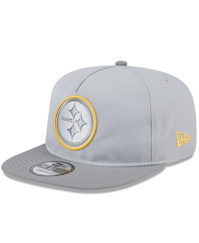 New Era Mens Gray Pittsburgh Steelers 2024 Nfl Training Camp Golfer Snapback Hat Product Image