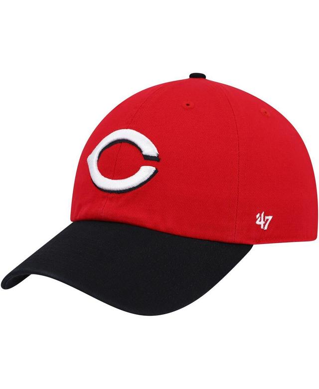 Mens 47 Brand Red Cincinnati Reds Clean Up Adjustable Hat - Red Product Image