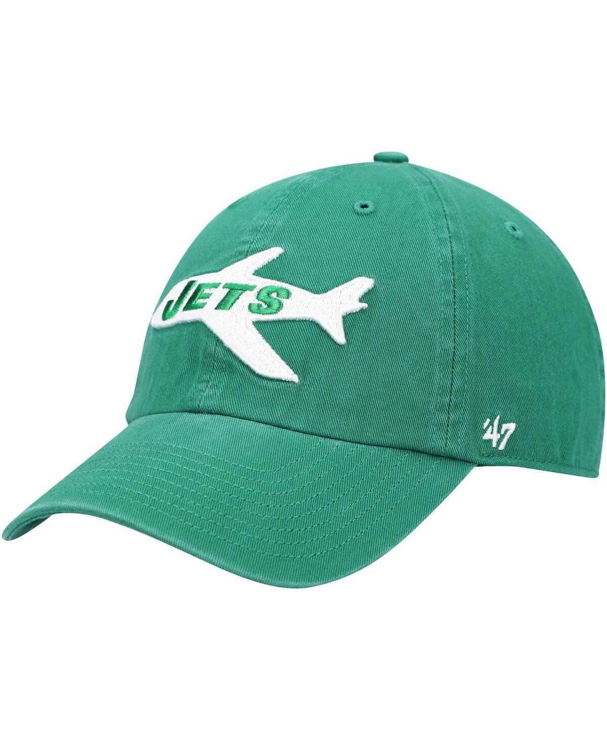 Mens 47 Brand Green New York Jets Clean Up Legacy Adjustable Hat Product Image