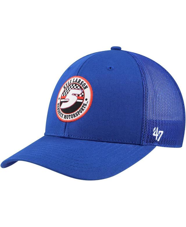 47 Brand Mens Royal Kyle Larson Oversteer Trucker Adjustable Hat Product Image