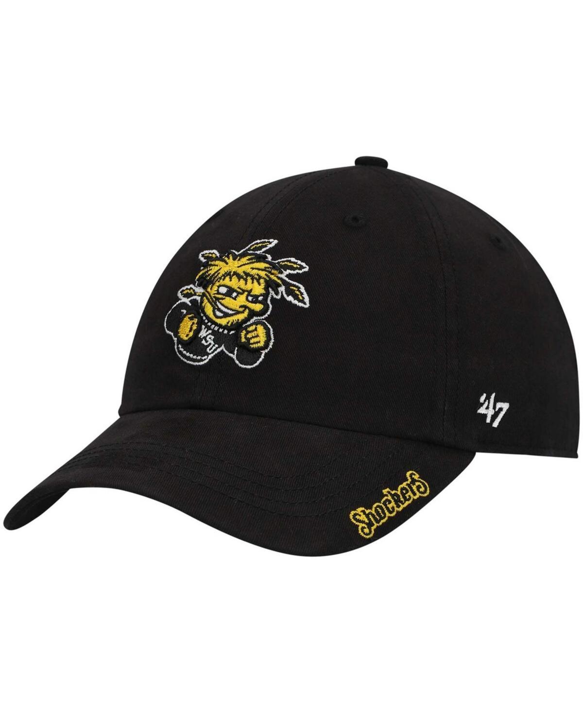 Womens 47 Black Wichita State Shockers Miata Clean Up Adjustable Hat Product Image