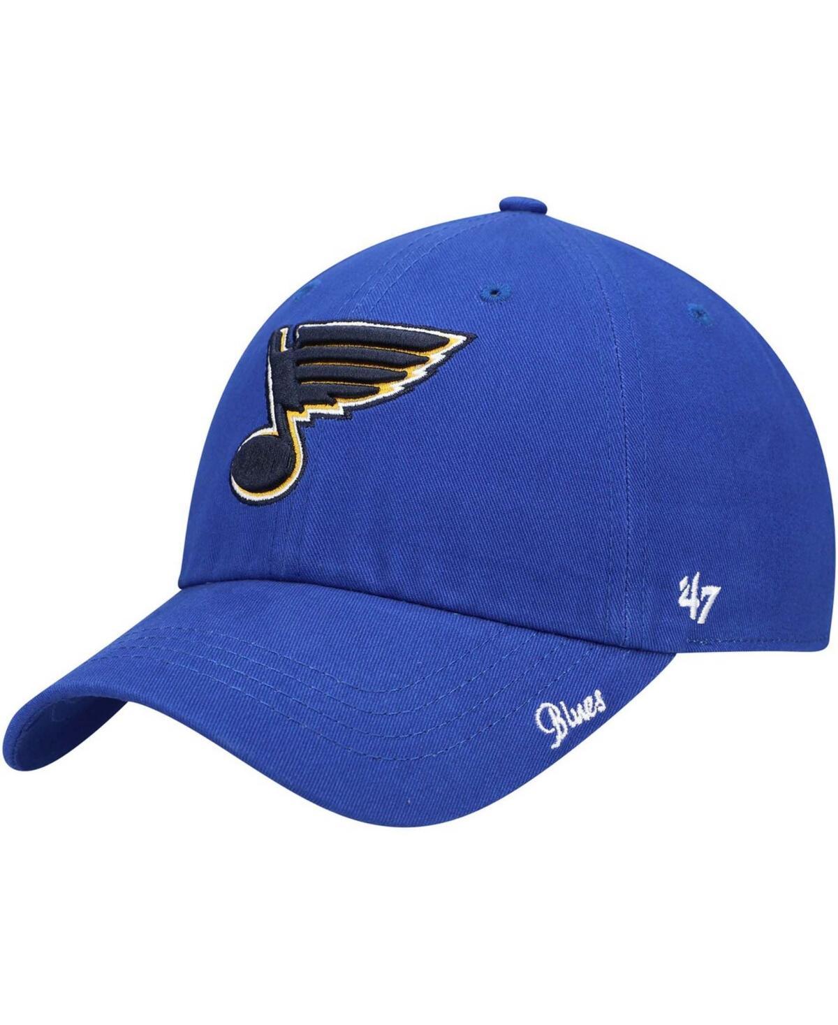 Womens Blue St. Louis Blues Team Miata Clean Up Adjustable Hat Product Image