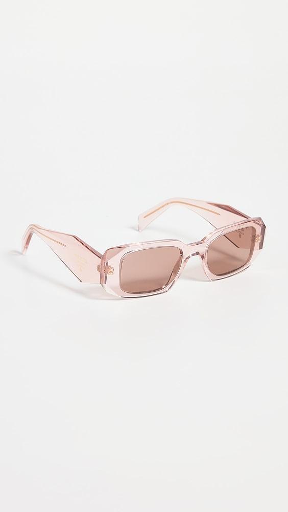 Prada Prada PR 17WS Rectangular Sunglasses | Shopbop Product Image