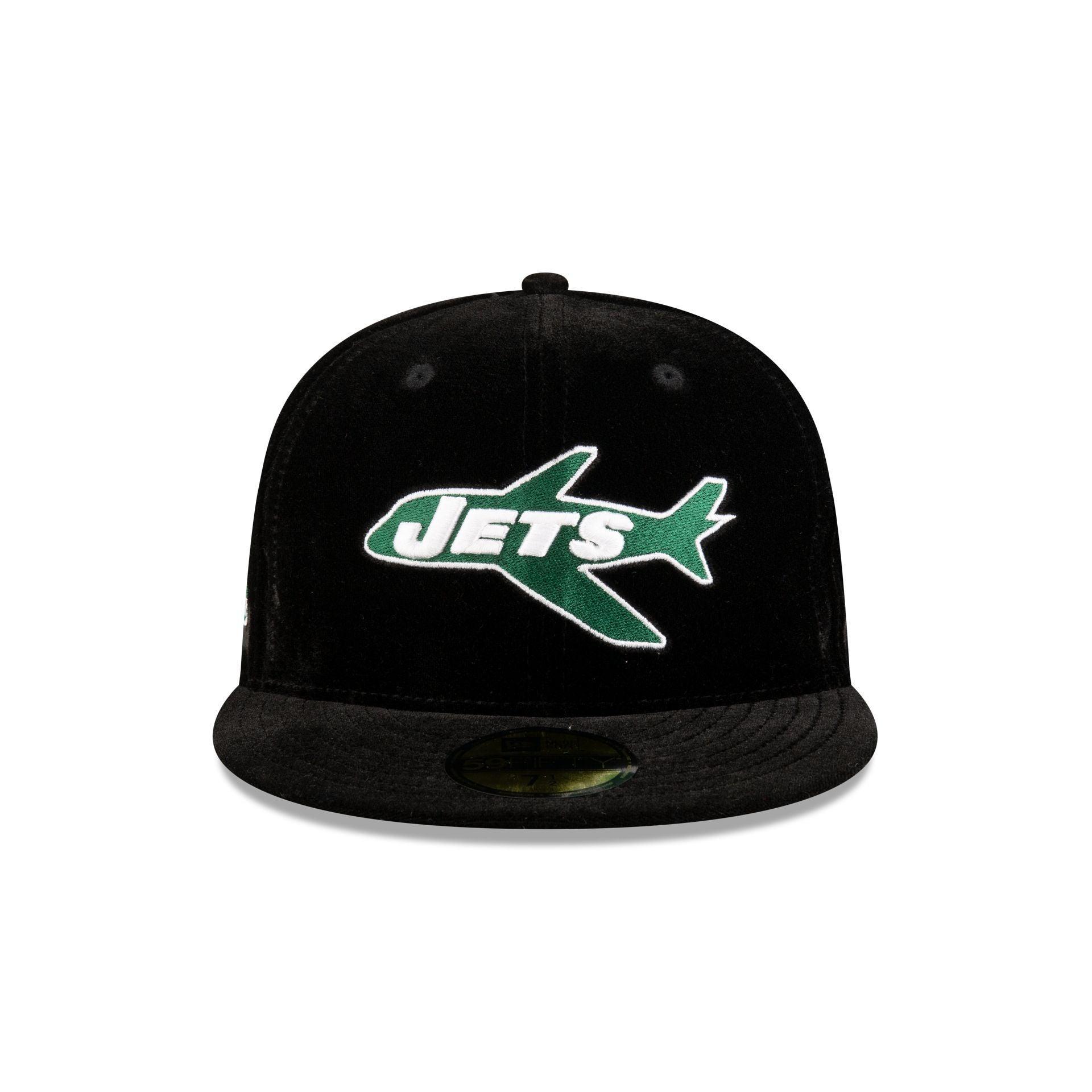 Just Caps Velvet Historic New York Jets 59FIFTY Fitted Hat Male Product Image