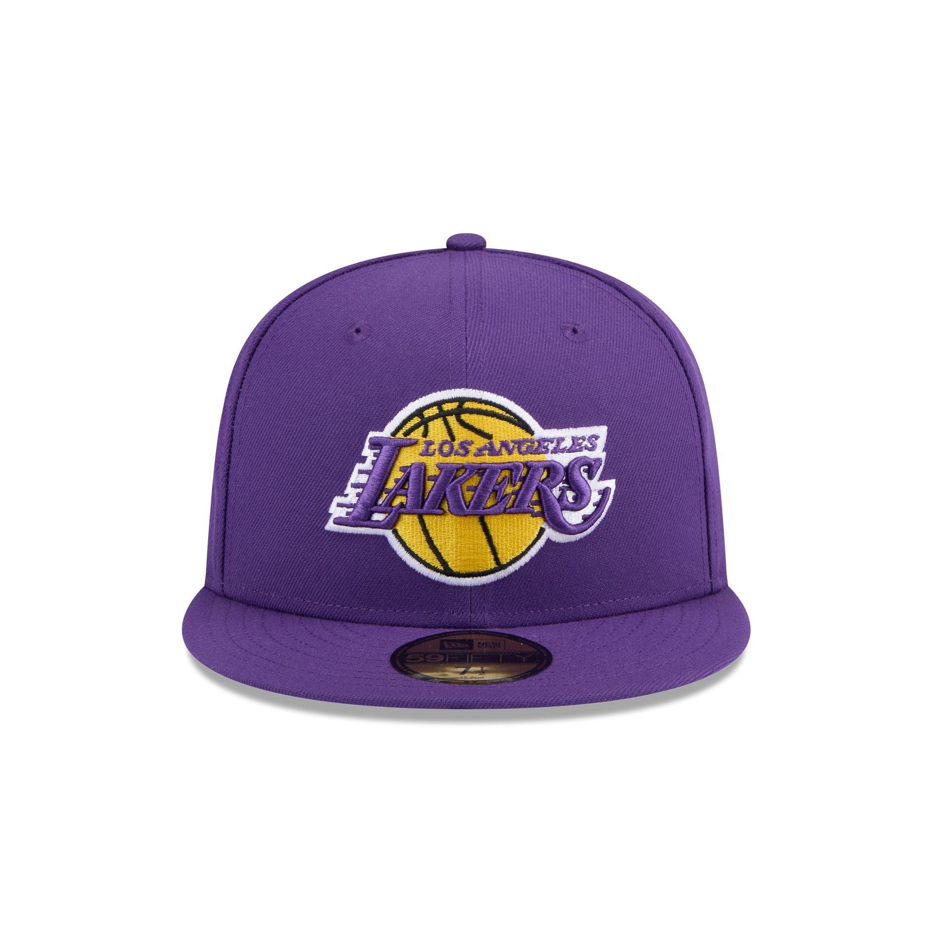 Los Angeles Lakers Throwback 59FIFTY Fitted Hat Male Product Image