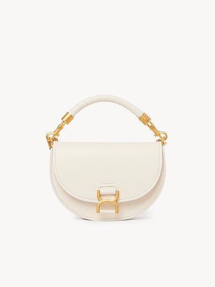 Marcie chain flap bag in leather Product Image