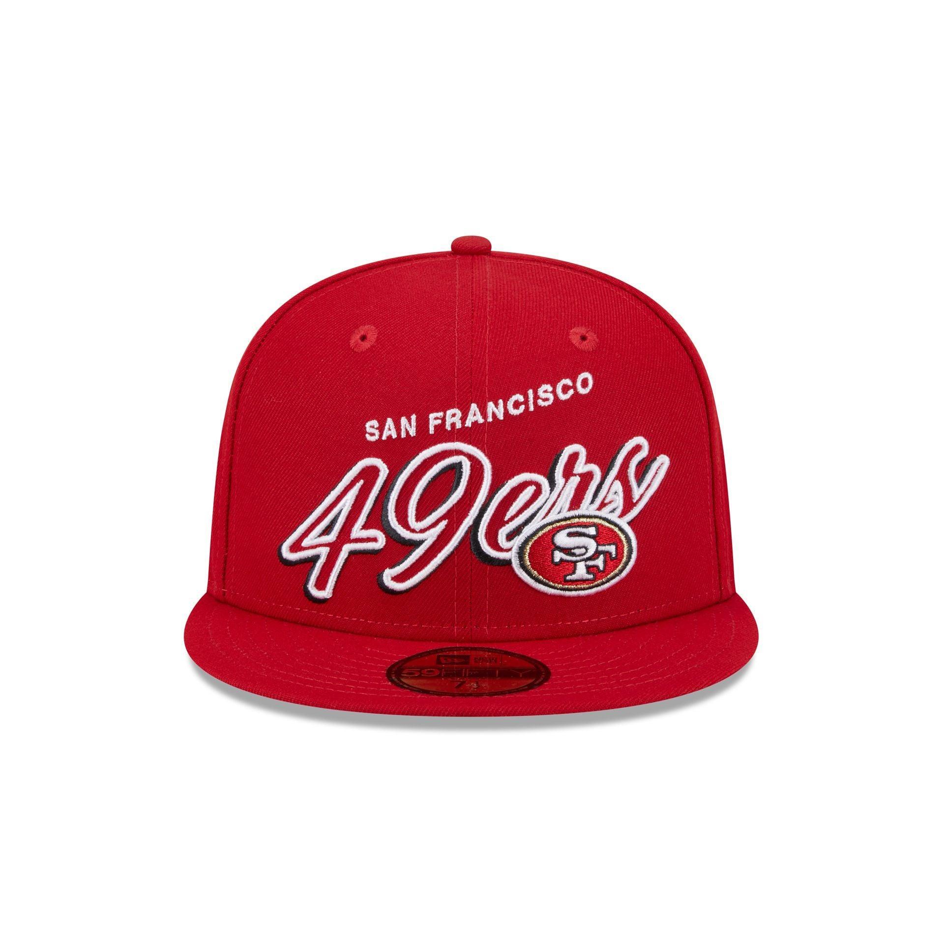 San Francisco 49ers Script Sided 59FIFTY Fitted Hat Male Product Image