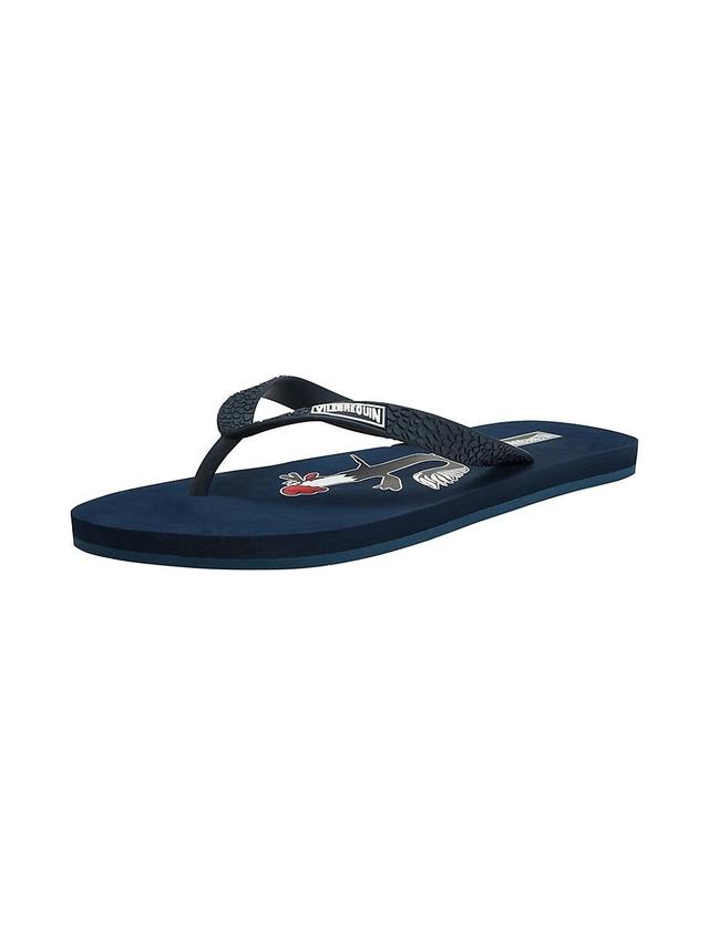 Mens Copp Textured Flip-Flops Product Image