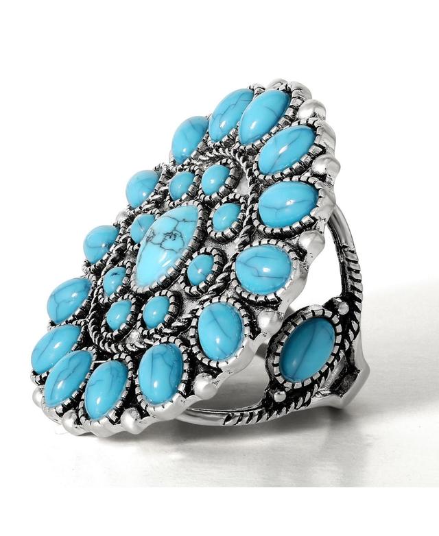 Jessica Simpson Womens Turquoise Stone Ring Product Image