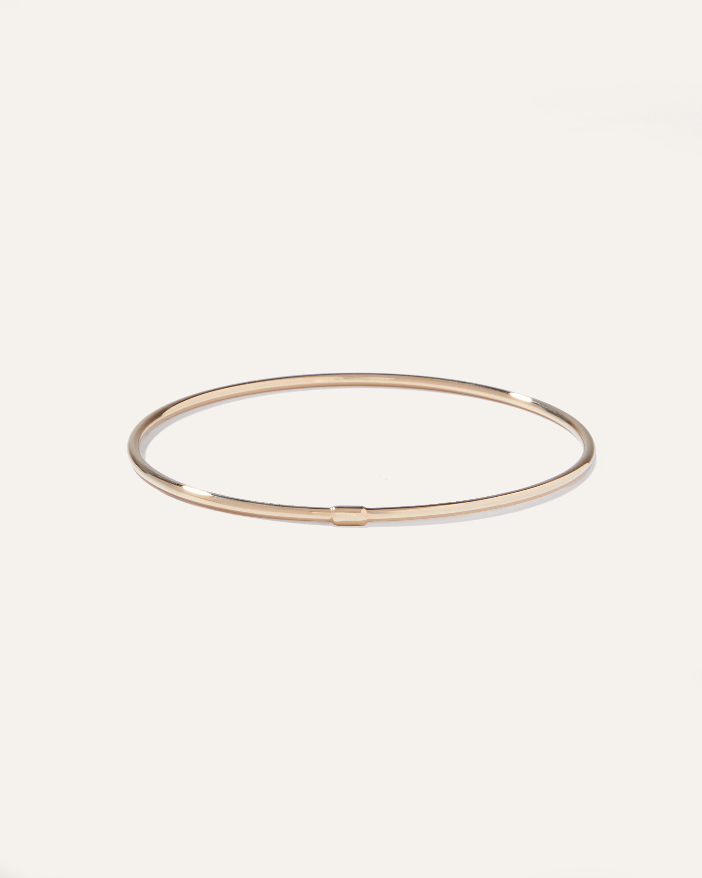 14K Gold Oversized Stacking Bangle Product Image