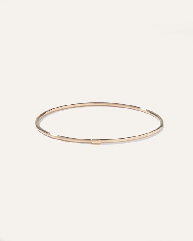 14K Gold Oversized Stacking Bangle Product Image