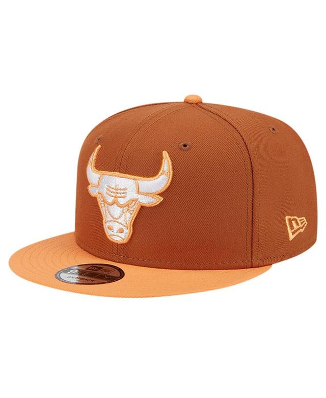 Mens New Era /Orange Chicago Bulls 2-Tone Color Pack 9FIFTY Snapback Hat Product Image