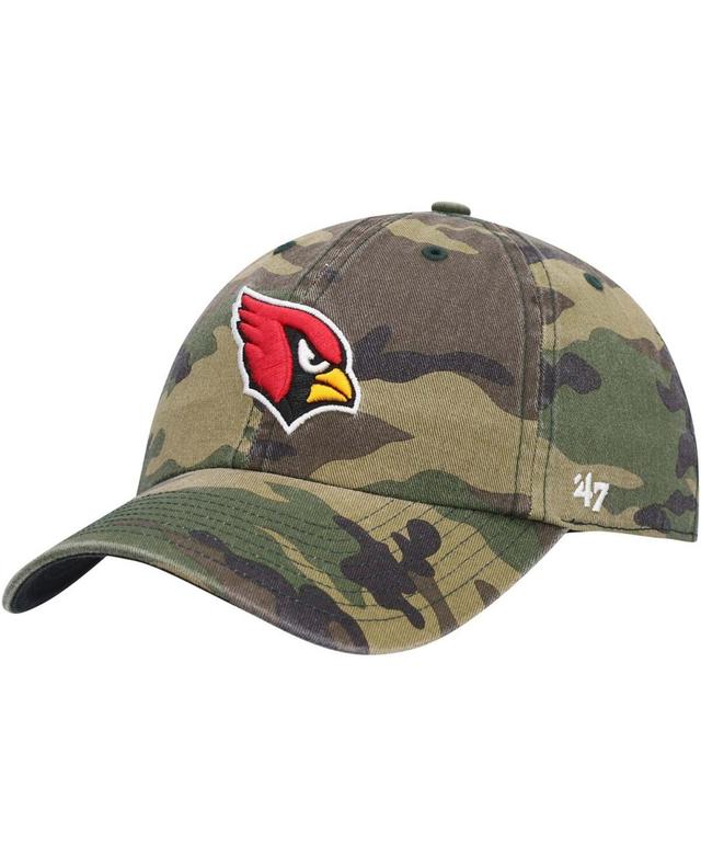 47 Mens Camo Arizona Cardinals Woodland Clean Up Adjustable Hat Product Image