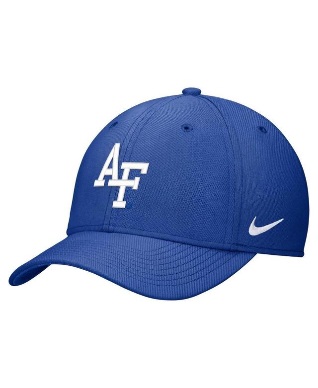 Nike Mens Royal Air Force Falcons 2024 Sideline Rise Swoosh Flex Hat Product Image