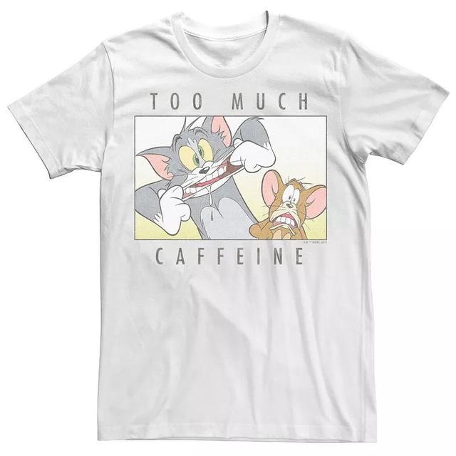 Mens Tom And Jerry Too Much Caffeine Tee Product Image