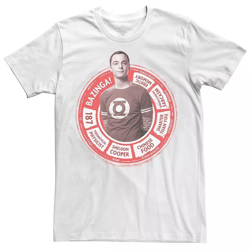 Mens The Big Bang Theory Sheldon Statistics Tee Product Image