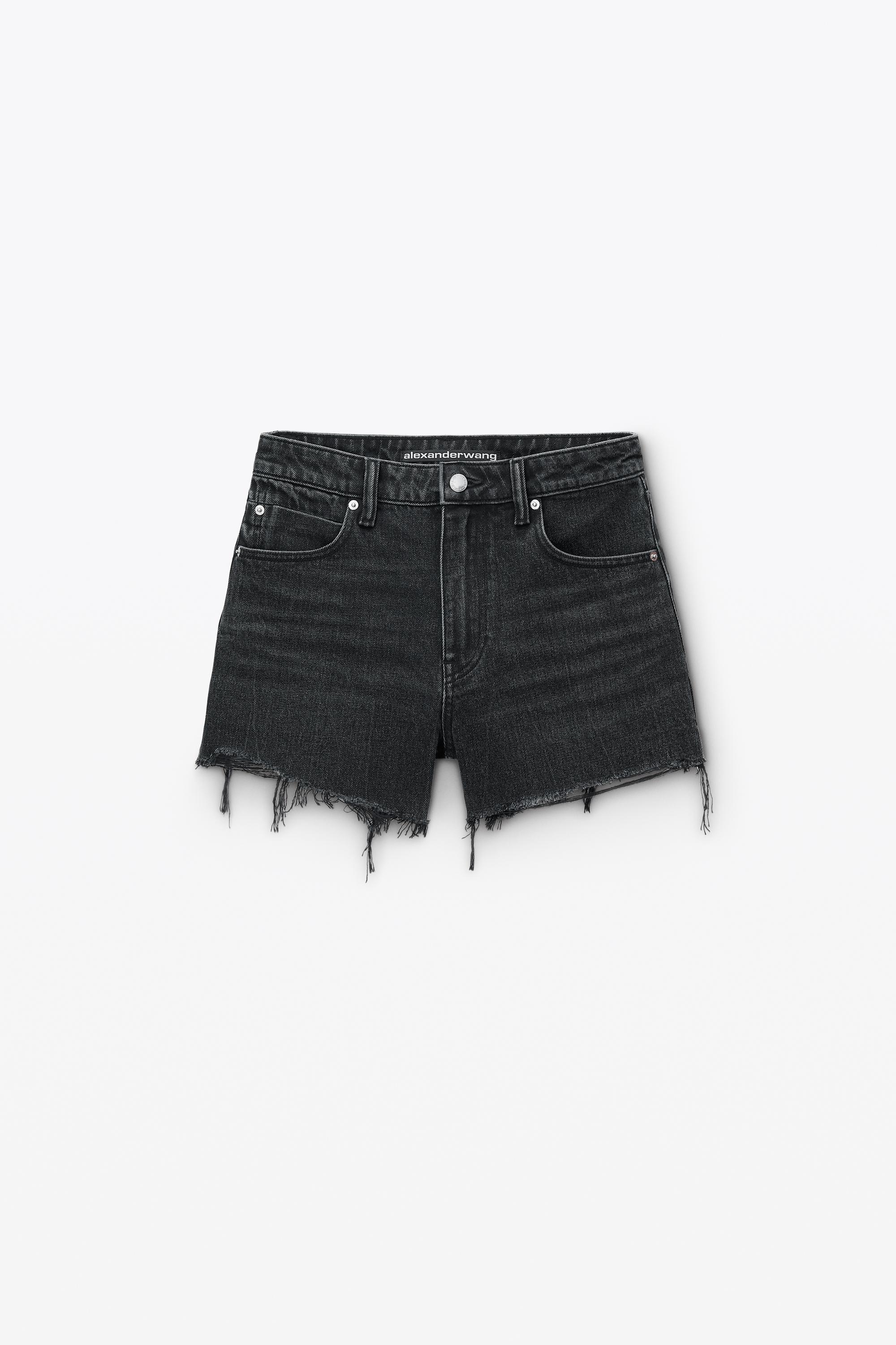 Bite High Rise Denim Short With Logo Pocket Product Image