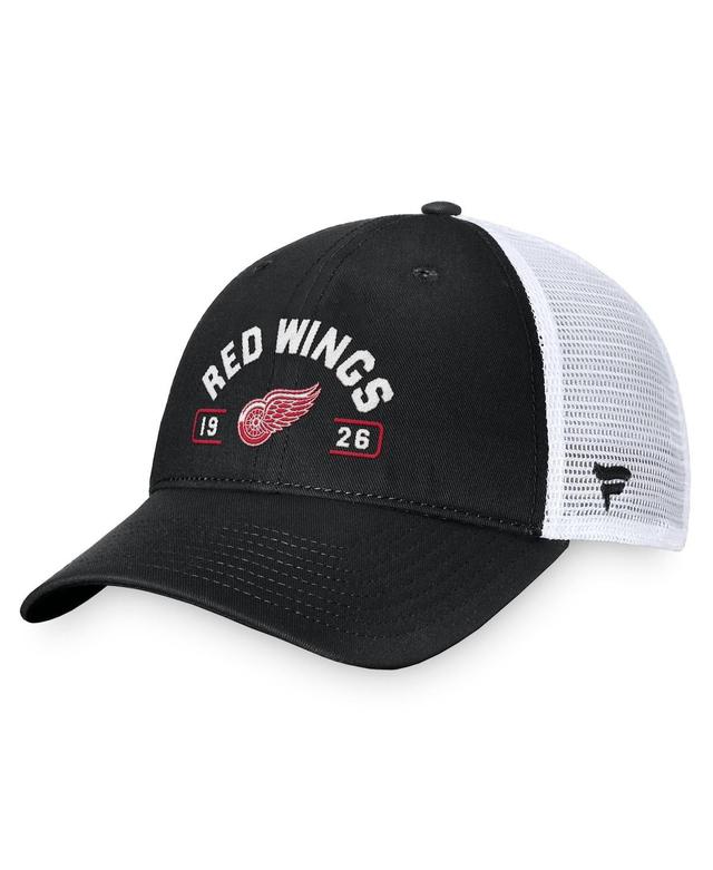 Fanatics Mens / Detroit Wings Free Kick Trucker Adjustable Hat - Black Product Image