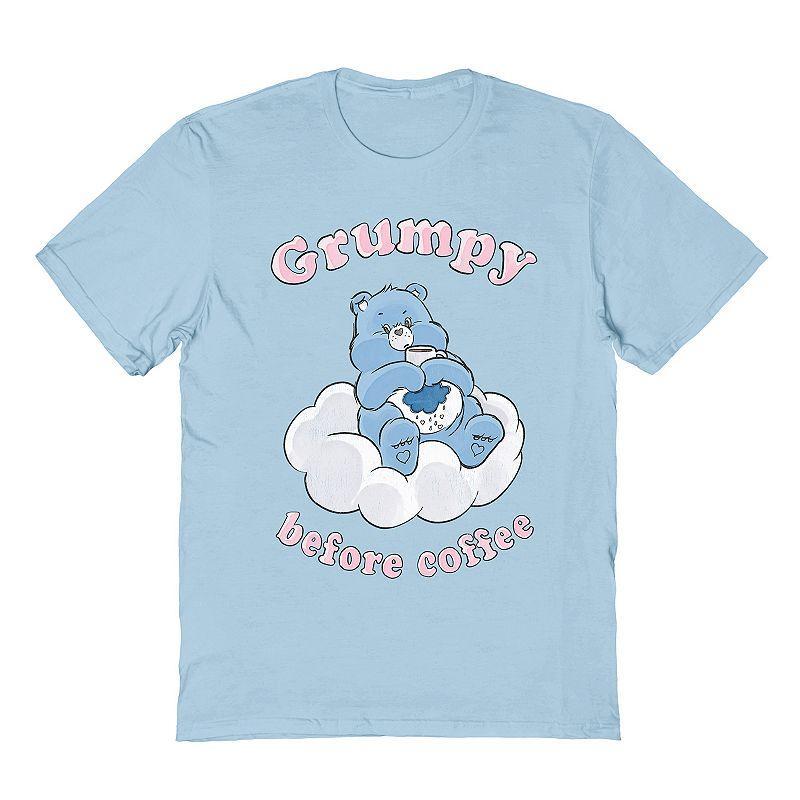 Mens Care Bear T-Shirt Light Blue Product Image