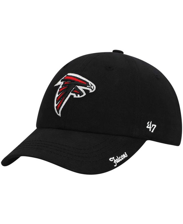 Womens Black Atlanta Falcons Miata Clean Up Primary Adjustable Hat Product Image