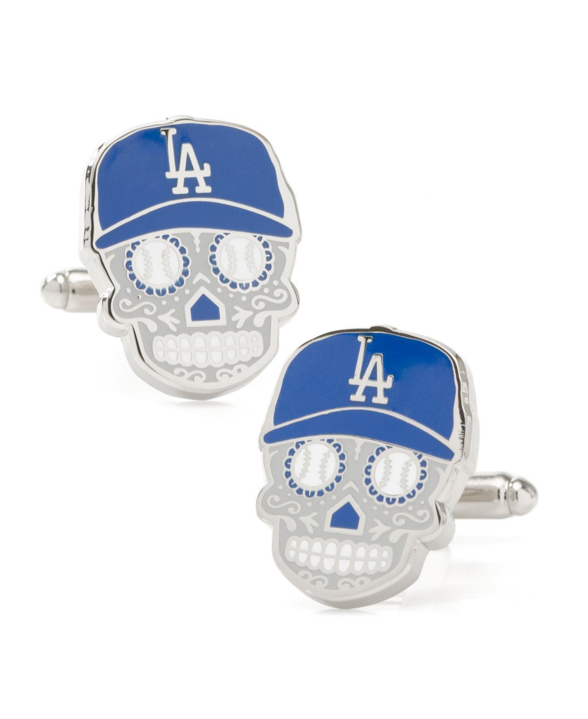 Mens Cuff Links, Inc. LA Dodgers Sugar Skull Cuff Links Product Image