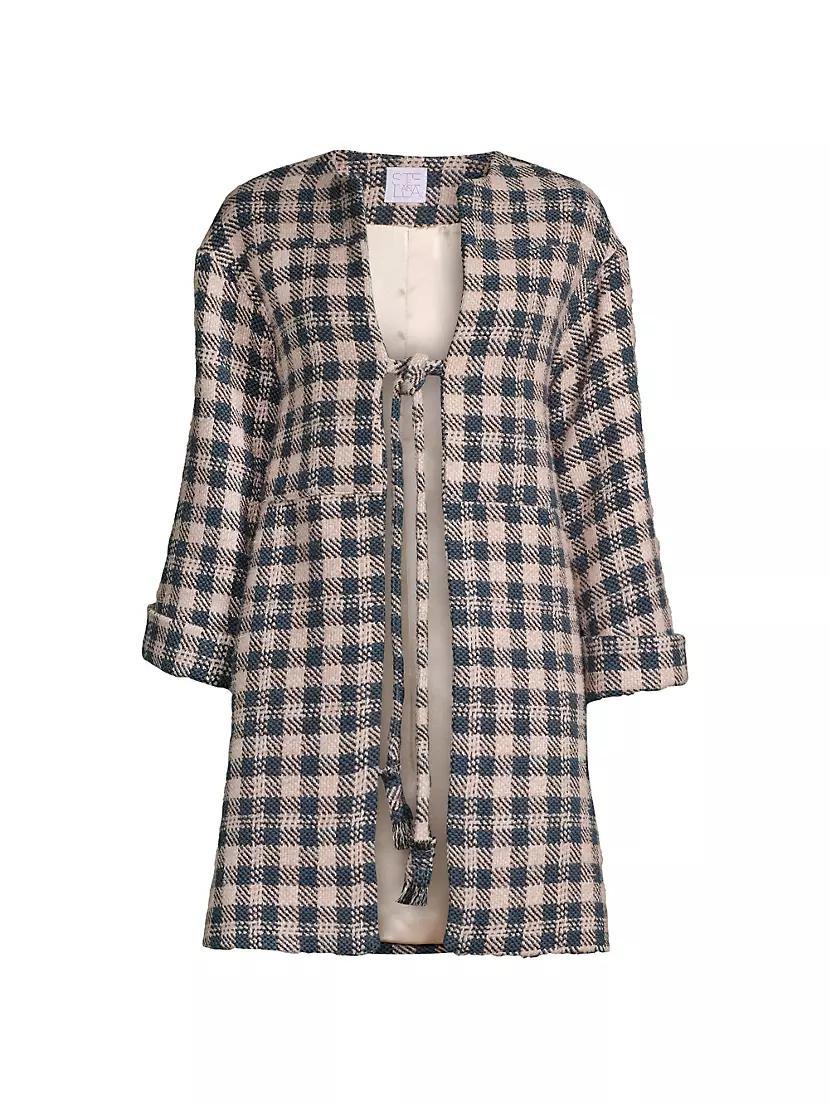 Plaid Cotton-Blend Coat product image