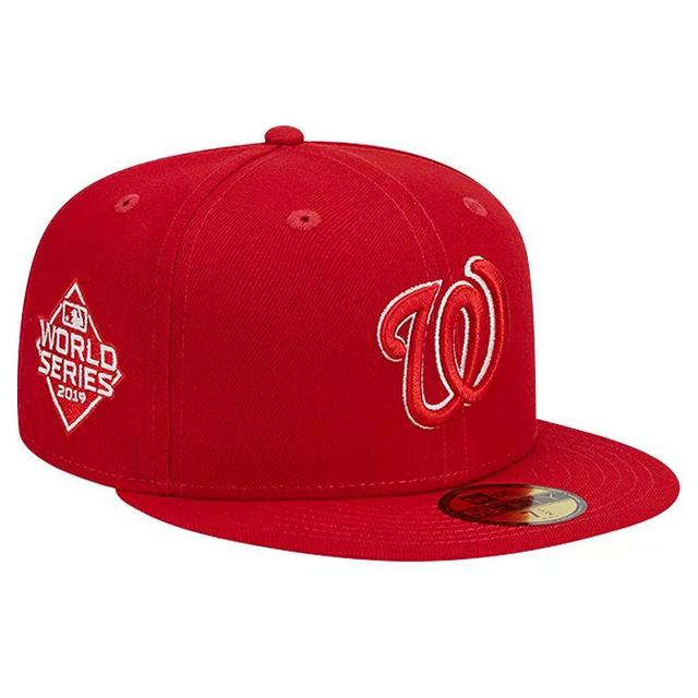 Mens New Era Washington Nationals Logo 59FIFTY Fitted Hat Product Image